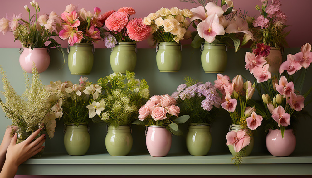 À la découverte des compositions florales du Kit mur végétal
