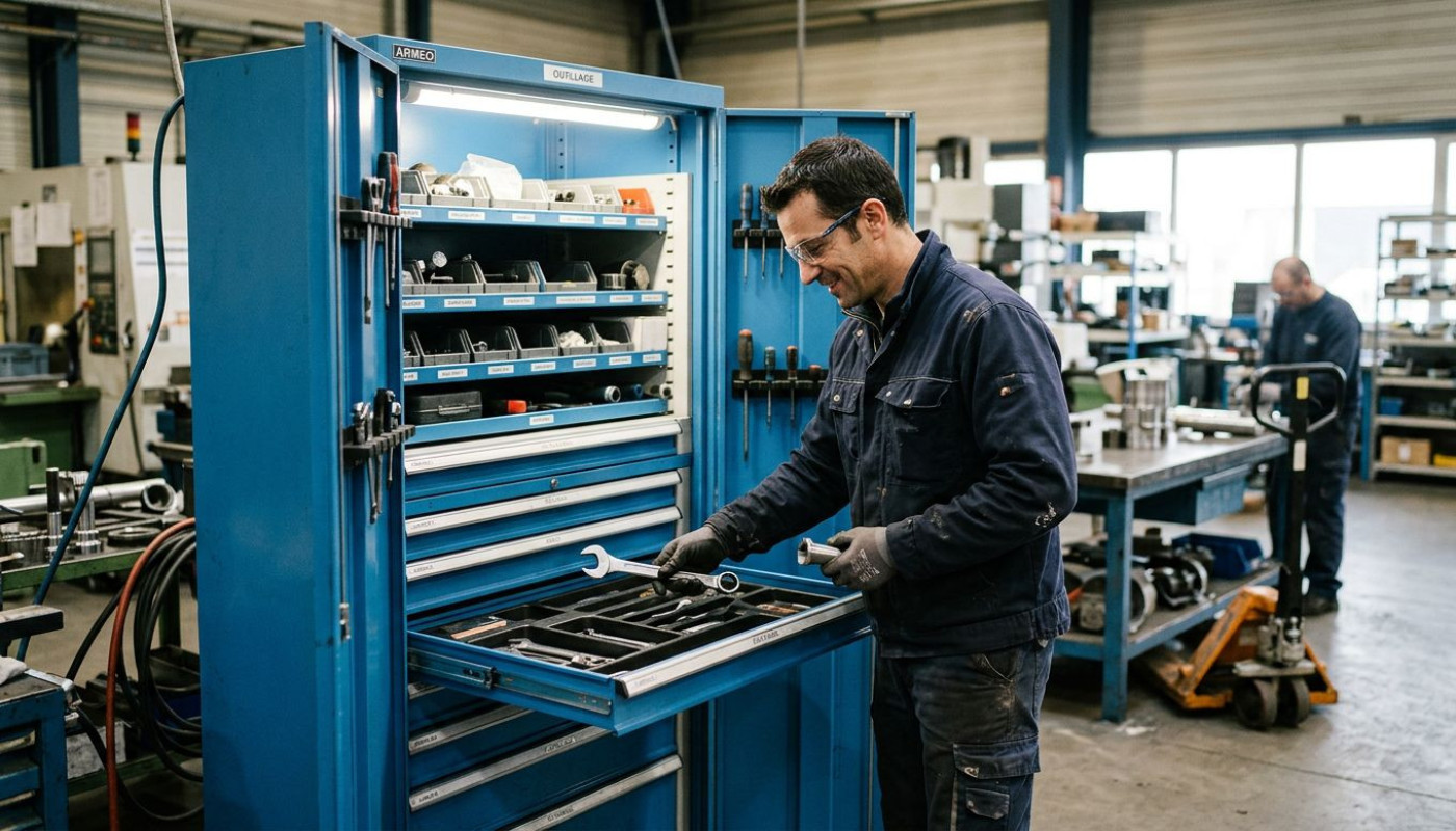 Pourquoi l’armoire adaptée change tout en milieu industriel
